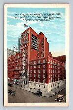 New York City, New Hotel Albert, Advertising, Antique Vintage c1928 Postcard picture