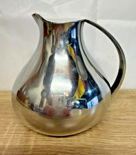 Vintage Selangor Pewter Jug 97% Pre-1992 Mark Malaysia 14cm Water Milk Pitcher picture