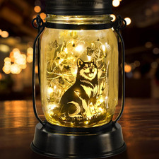 Alaskan Malamute Gifts for Women/Men, Pet Solar Lanterns Alaskan Malamute Dog Lo picture