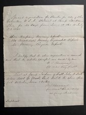 1861 William S. Rosecrans Twice-Signed Civil War Requisition—Commanding the picture