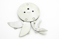Seki Japan (Engravable / Blank) Round Coin Metal Folding Pocket Knife Multi Tool picture