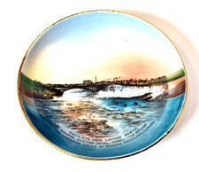 NIAGARA FALLS ONTARIO CANADA Souvenir China TRINKET DISH PAINTED PLATE picture