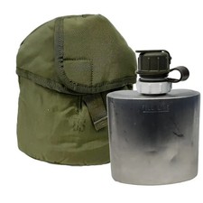 USGI Vintage Arctic Canteen & New GI Insulated OD Cover CRS 2001/2004 picture