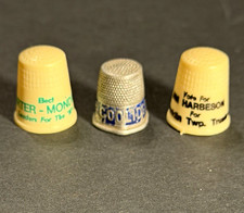Vintage Political Campaign Thimble Lot Carter Mondale Coolidge Harbeson picture