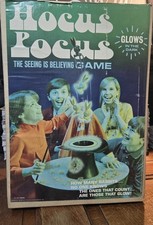 Vintage 1968 Transogram HOCUS POCUS Glow in the Dark Magic Game in Original Box picture