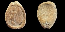 Ancient Greek / Roman Circa 1st-3rd centuries AD. Terracotta Clay Bulla. picture