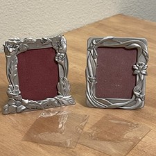 Vintage 1988 Seagull Floral Picture Frames PF 66 / PF 69 Small Romantic Set Of 2 picture