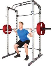 Squat Rack Power Cage with | Optional LAT Pulldown & Leg Holdown Attachment picture