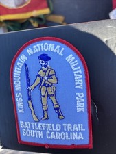 Vtg Boy Scouts Kings Mtn National  Military Park Battlefield Trail SC Patch picture