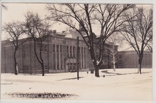 Sibley, IA High School.  Vintage Real Photo Postcard C 1939 picture