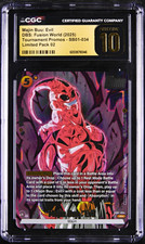 CGC PRISTINE Majin Buu: Evil SB01-034 Tournament Promo Foil Fusion World 2025 EN picture