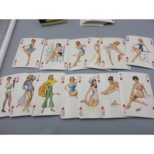 Vtg 1957 Piatnik Willy Mayrl Baby Dolls Pin Up Playing Cards Deck 52+2J Austria picture