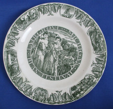 Rare Vintage Fairgrove MI Bean Festival Plate Platter 10