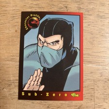 1994 Classic Mortal Kombat Series1 #6 Character Profile: Sub-Zero Trading Card picture