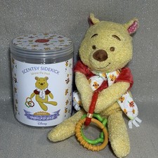 Scentsy Sidekick Pooh Disney Retired Plush Buddy Hundred Acre Wood Scent NIP picture