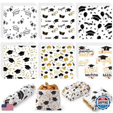 Reallnaive 300 Pcs Graduation Wax Paper Sheets Food 12 x 12 Inch picture