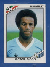 PANINI MEXICO 86 FOOTBALLERS STICKER FIGURE N.313 DIOGO REC/REMOVED picture