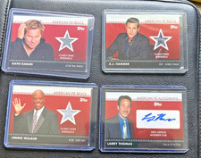2011 TOPPS AMERICAN PIE LARRY THOMAS SEINFELD SIGNED AUTO CARD + 3 RELICS + BOX picture