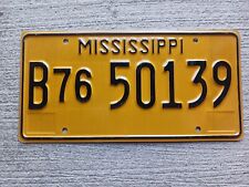 1988 Mississippi License Plate B76 50139 picture