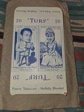 Edward G Robinson & Christine Norden 1949 Turf Cigarette Card COMPLETE WITH TABS picture