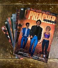 PREACHER TPB LOT COMPLETE | ENNIS/DILLION VERTIGO | 1 2 3 4 5 6 7 8 9 WOW ⛪ picture