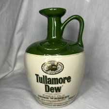 Vintage Tullamore Dew Finest Irish Whiskey Jug Bottle 750ml Import Ireland EMPTY picture