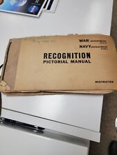 1943 WWII War Dept AIRCRAFT RECOGNITION PICTORIAL MANUAL picture
