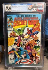 💫Marvel Super Heroes Secret Wars #1 CGC 9.6 (1984) Spider-Man, Hulk, Iron Man picture