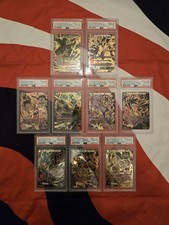 BT5 Miraculous Revival PSA 10 9-Card Lot. Dragon Ball Super Masters picture