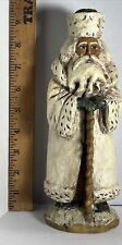 Anthony Costanza 1998  “ Father Frost” Santa In White Coat With Cane   (B-S) picture