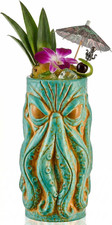 Kraken Ceramic Tiki Mug 18 Oz Hi Ball 1 Pc Set picture