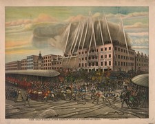 Old Philadelphia Fire Department 1850 8x10 Print HT51341043 picture