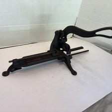 Vintage American Letterpress Lead Slug Cutter H. Rouse & Co Chicago Printer Tool picture