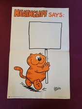 Vintage 1982 Heathcliff The Cat Poster picture