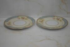 Noritake BlueDawn Teacup Saucer Set of 2 Saucers No Cups Beautiful Discontinued picture