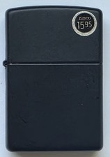 1998 Vintage Classic Black Matte Windproof Zippo Lighter Unfired No Seal Nice picture