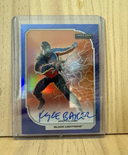 Upper Deck Platinum DC Black Lightning #14 Blue Rainbow Artist Auto 20/25 picture