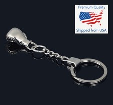 Boxing Glove Keychain Creative Keyring Metal Alloy Pendant Key Chain Ring Gift picture