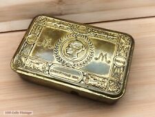 Princess Mary Christmas 1914 WWI Brass Box/Vintage Tobacco Tin-oye picture