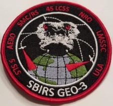 SBIRS LCSS GATOR SPACE BASED INFRARED SYSTEM GEO FLIGHT 3 OR GEO-3 MISSION PATCH picture