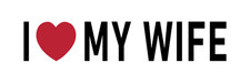 I Love My Wife Sticker Large 3x9 Heart Fun Spouse Stickers picture