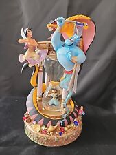 1992 Disney Aladdin Hourglass Musical LightUp Snow Globe Arabian Nights NO Flaws picture