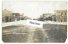 1909 Real Photo Postcard - Street Scene, Lemmon, South Dakota picture