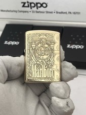 Rare Zippo Marlboro Skull Heart Ram Windproof Lighter With New Box picture