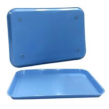 Plastic Eating Food Serving Tray for Cafeteria Lunch Kids, 13.25