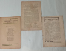 The American Scout Newsletter Magazine Lot of 3 Boy Scouts BSA Vintage 1922 picture