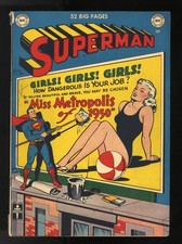 Superman #63 VG/FN 5.0 DC Comics 1950 picture