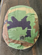Original US Army PASGT  Helmet Woodland Camo Cover M81 Military Surplus picture