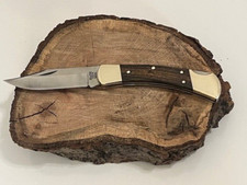 Buck 110 USA EBONY Hunting Folding Pocket knife-Excellent Condition------ picture