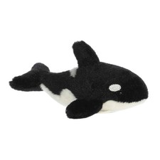 Aurora Adorable Shoulderkins Oceanic Orca Stuffed Animal 6 Inch Black picture